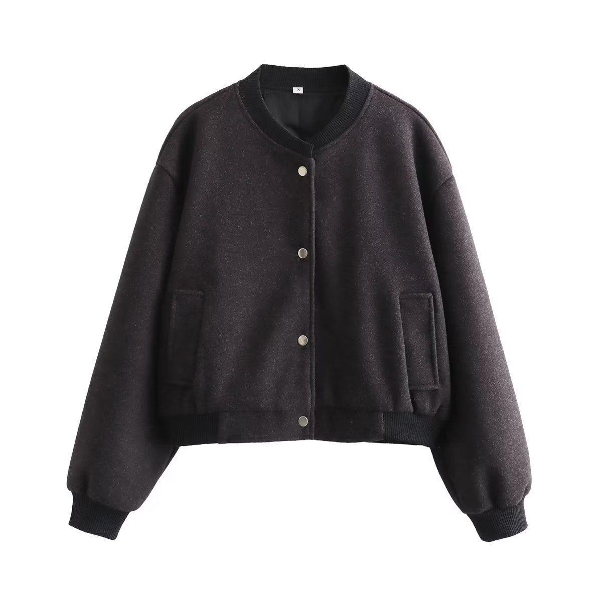 Chaqueta Anne Bomber Gris-0
