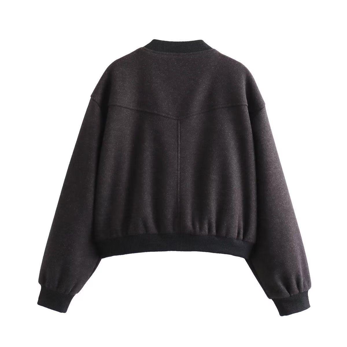 Chaqueta Anne Bomber Gris-1