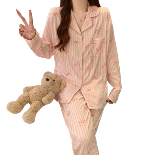 Pijama Martina Rosado Mujer-2
