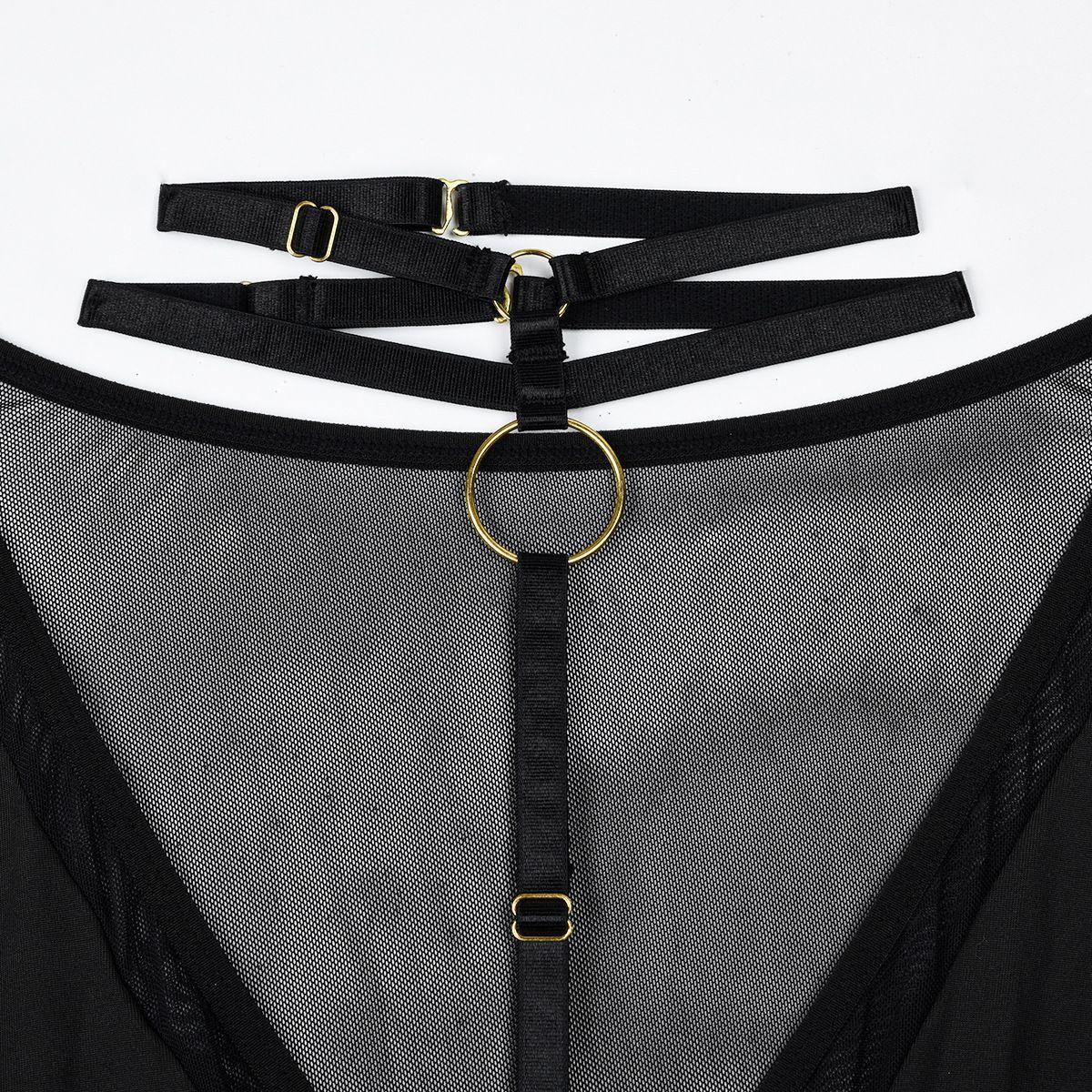 Body De Mangas Negro Emerson-4