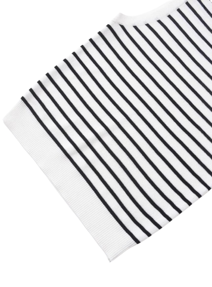 Polera Rayas Ajustado Celine Blanco-3