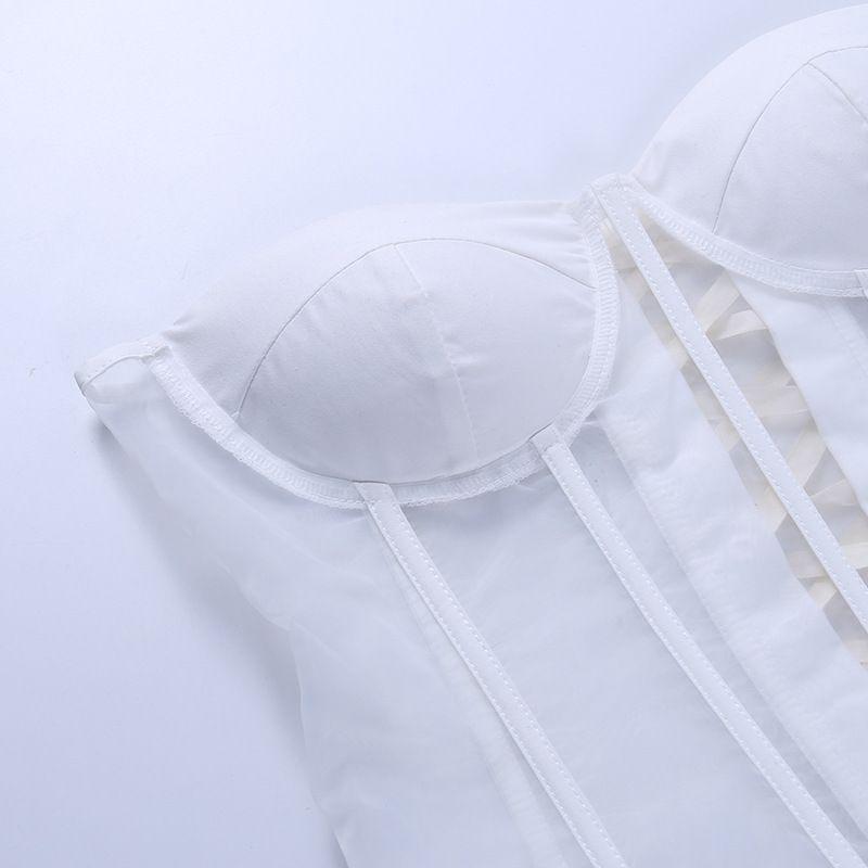 Corset Top Blanco Amaratta-2