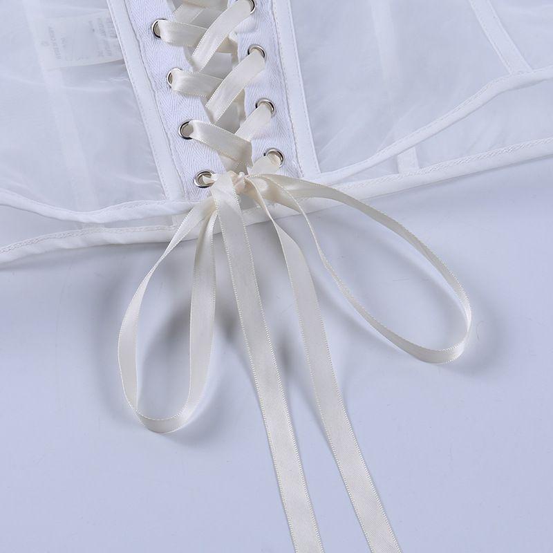 Corset Top Blanco Amaratta-3