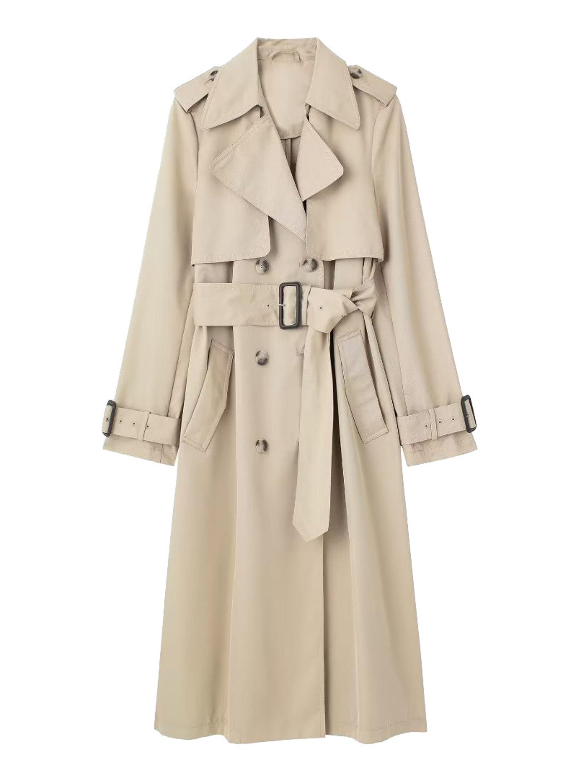 Gabardinas ajustadas Emperatriz Beige Mujer-0