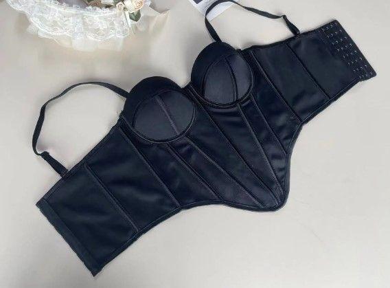 Top Corset Monaco Negro -0