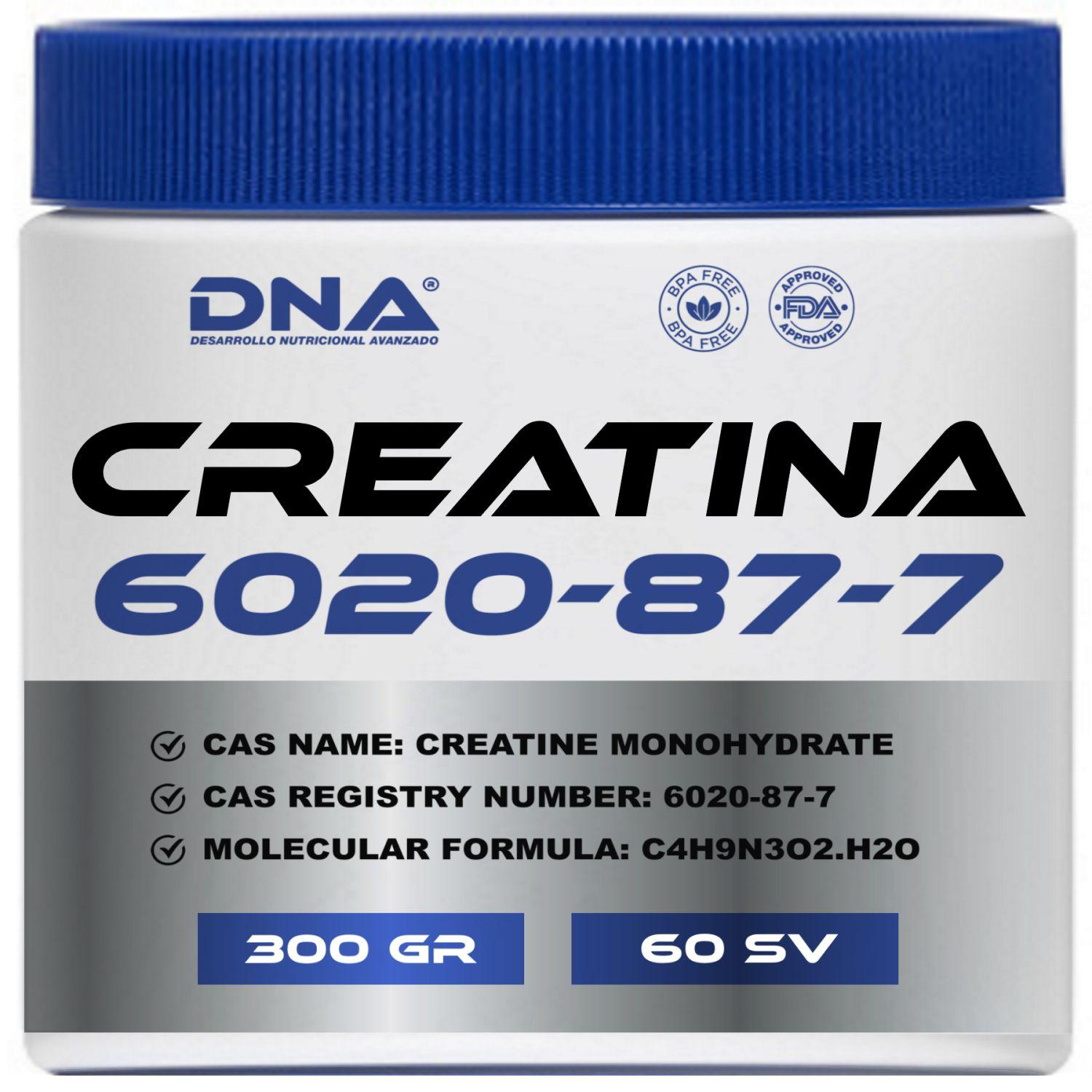CREATINA D N A® ABSOLUTAMENTE PURA POTE 300 GR 1UN-0