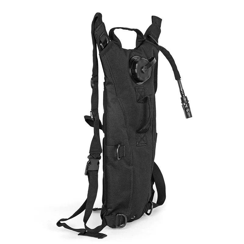 Mochila Hidratación Táctica Impermeable Con Bolsa De Agua 3l Negro-2