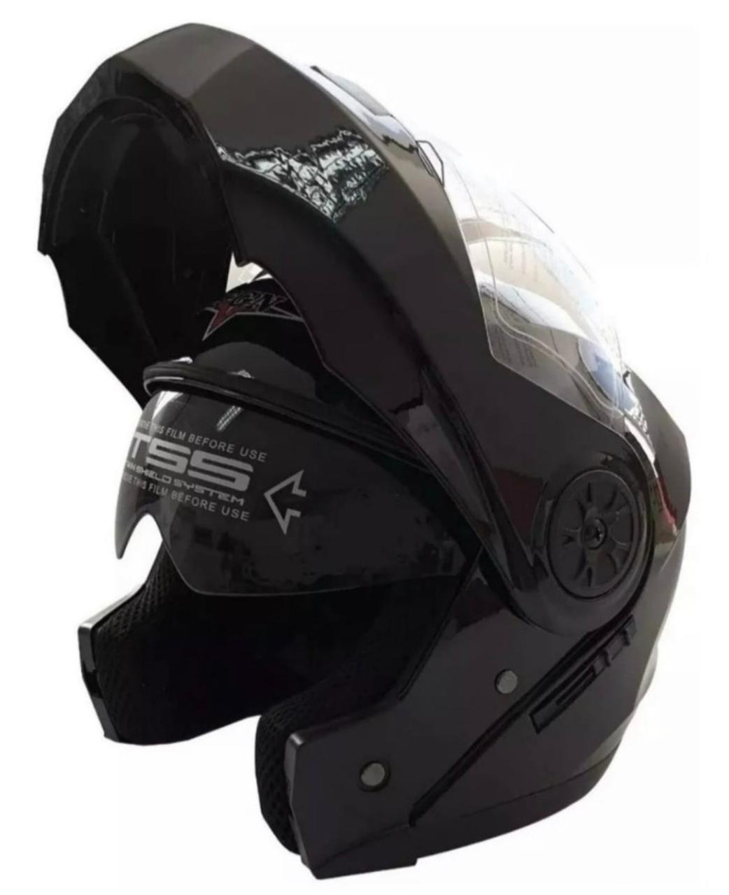 Casco Abatible Fgn Con Mica Transparente Y Gafas Polarizadas TALLA XL-0