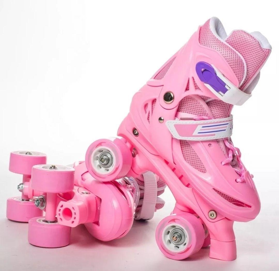 Patines Roller Ajustables Para Niña TALLA XS-2