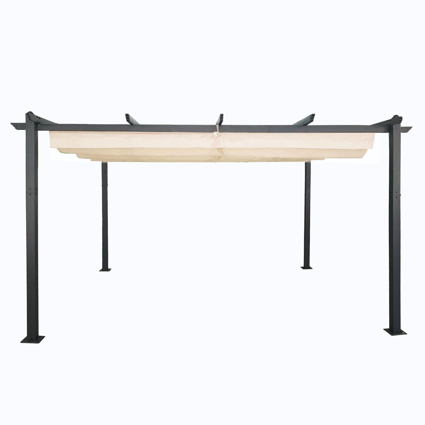 Pérgola Retráctil de Aluminio 4x3 Metros Homeparts-0