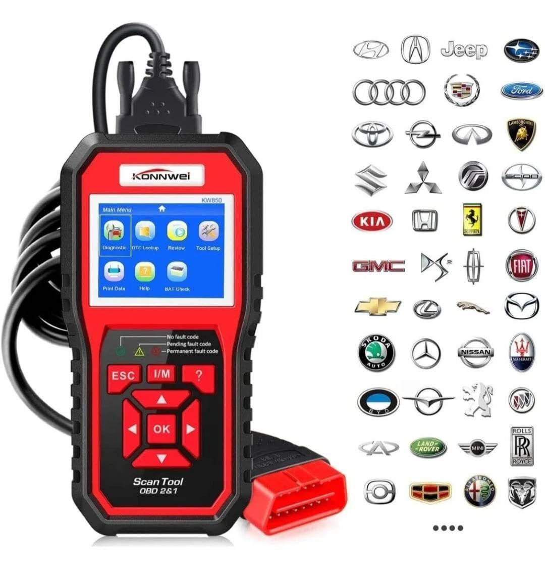 Escaner Automotriz Konnwei Kw850 Obd2 Eobd Multimarcas-4