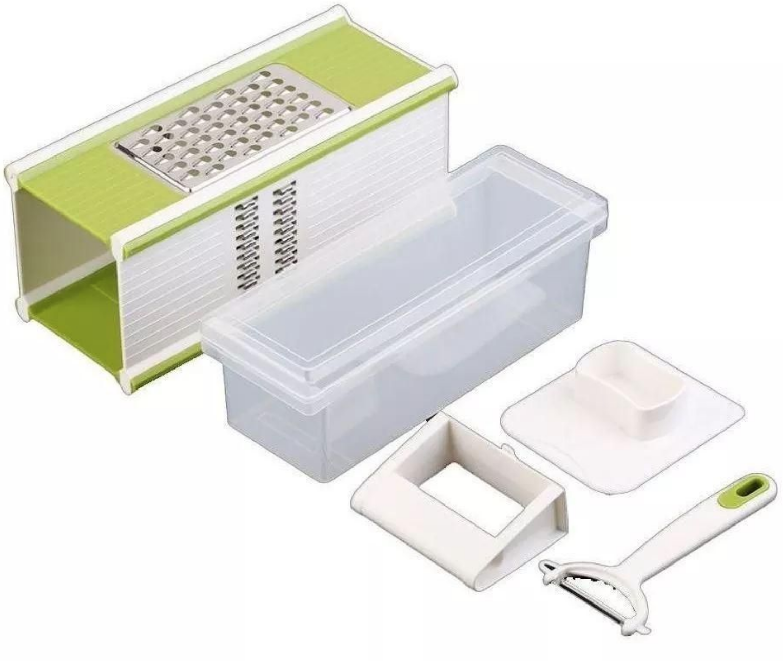 Picador Rallador Cortador Multiuso Frutas Verduras Vegetales-0