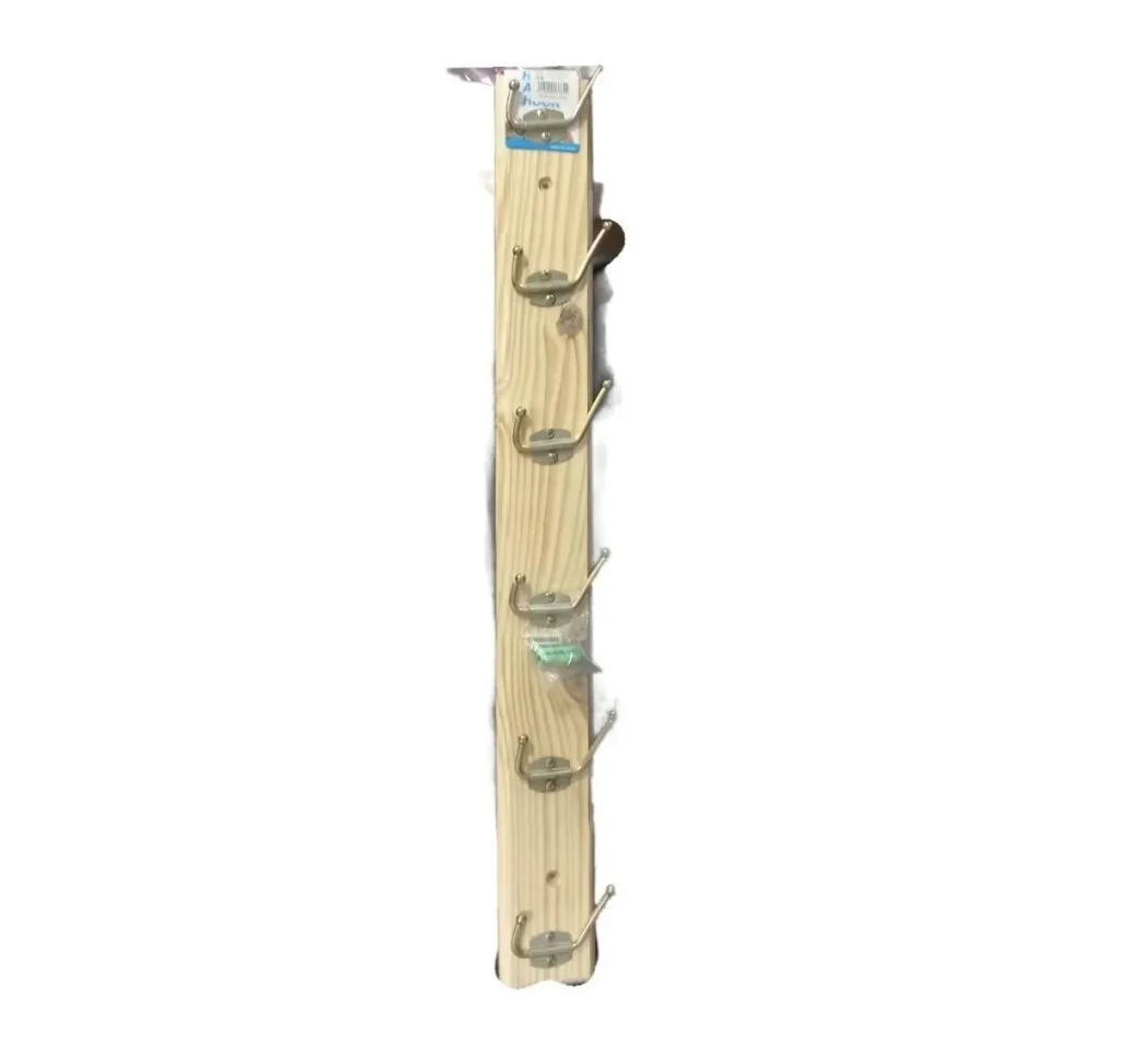 Perchero De Madera 6 Ganchos 58 cm -2