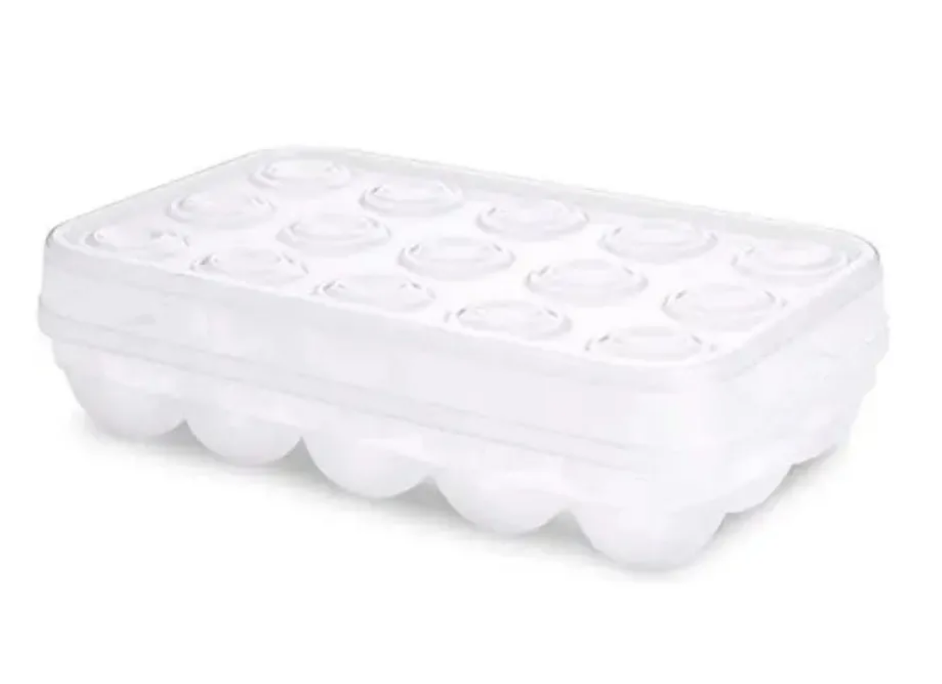 Organizador De Huevos Caja Para 15 Unidades Huevera Nevera-0