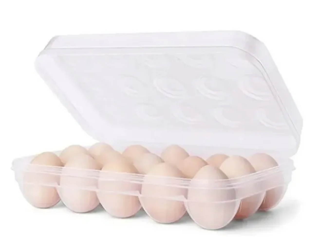 Organizador De Huevos Caja Para 15 Unidades Huevera Nevera-4