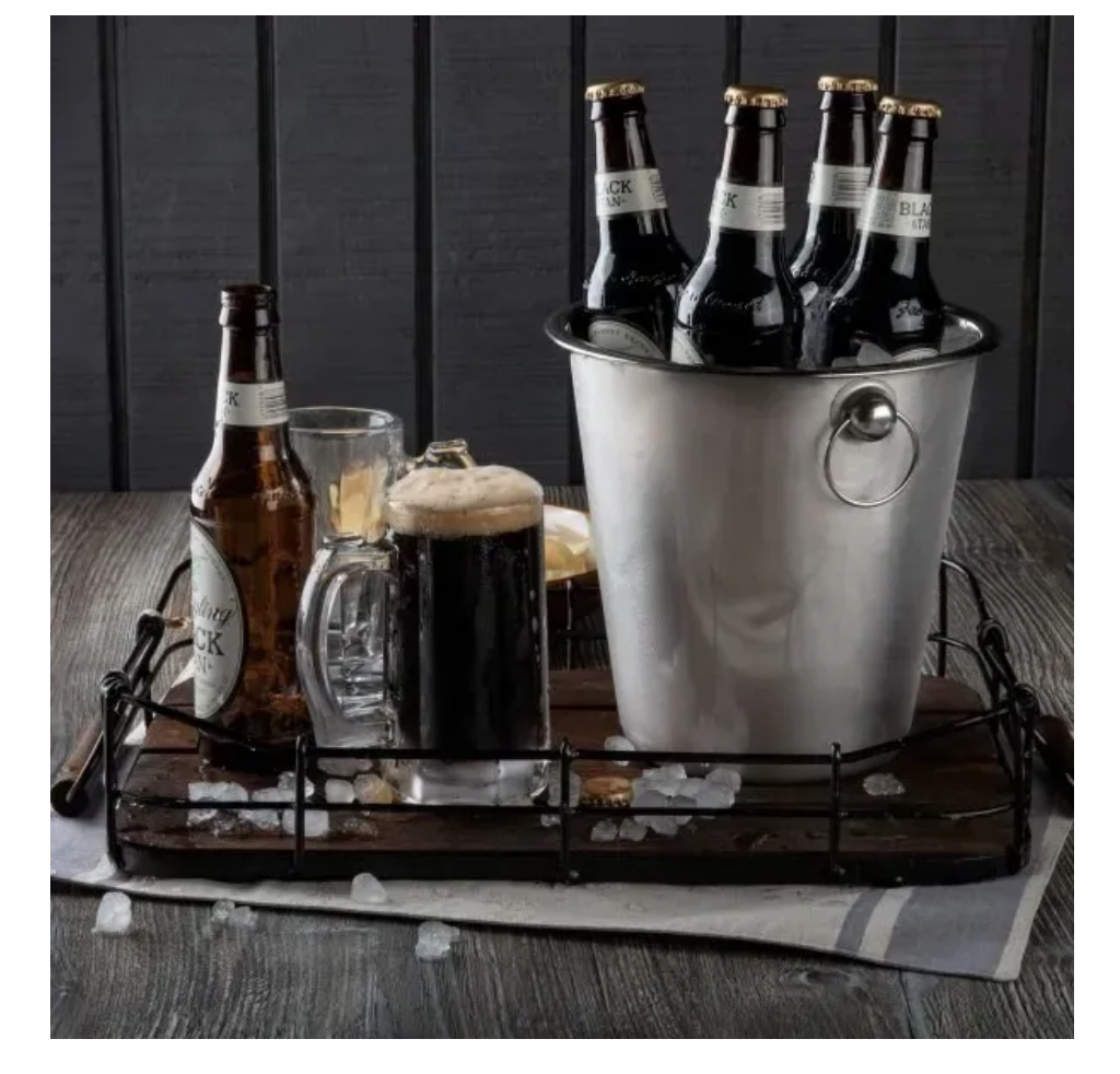 Hielera Con Asas 20cm Balde Champagne Champaña Hielo Tragos-2