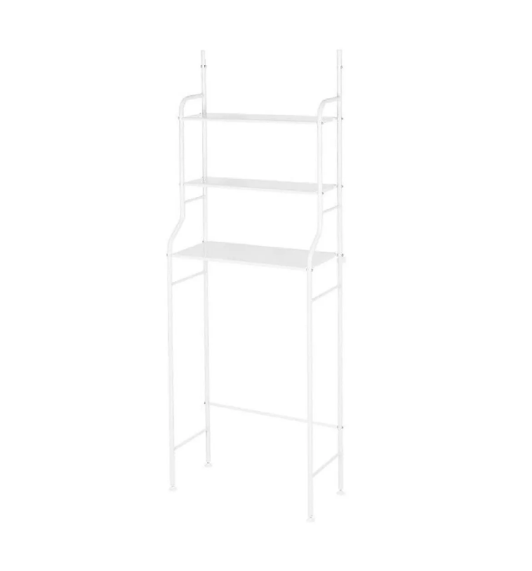 Repisa Baño Muebles Organizador Fierro Portatil 16x60x6,5cm-0