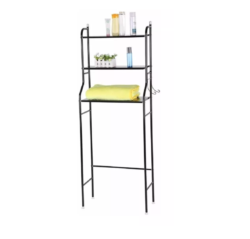 Repisa Baño Muebles Organizador Fierro Portatil 16x60x6,5cm-1
