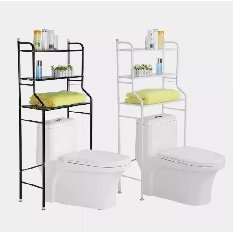 Repisa Baño Muebles Organizador Fierro Portatil 16x60x6,5cm-2