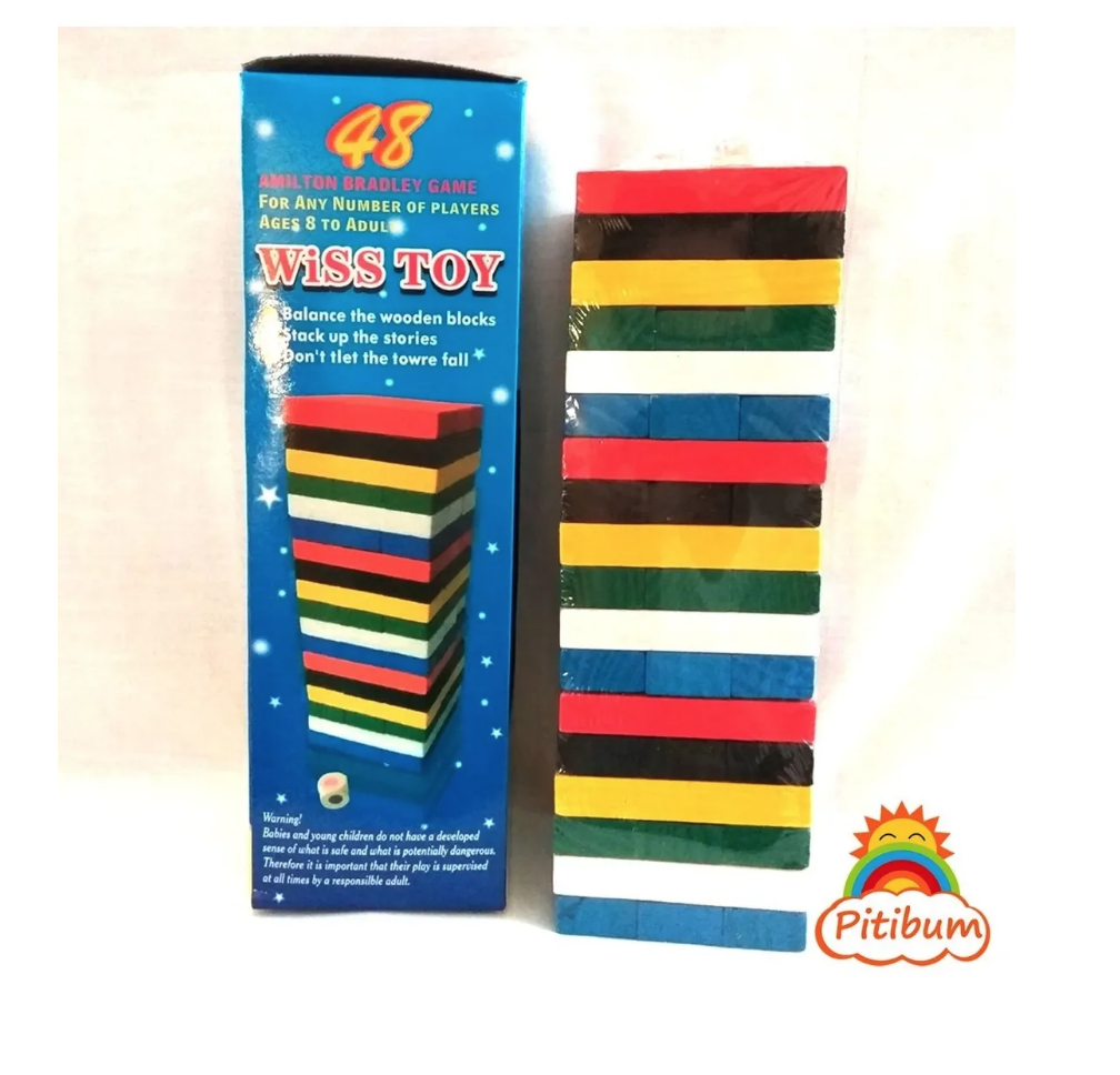 Juego Educativo Madera Colores O Números -2