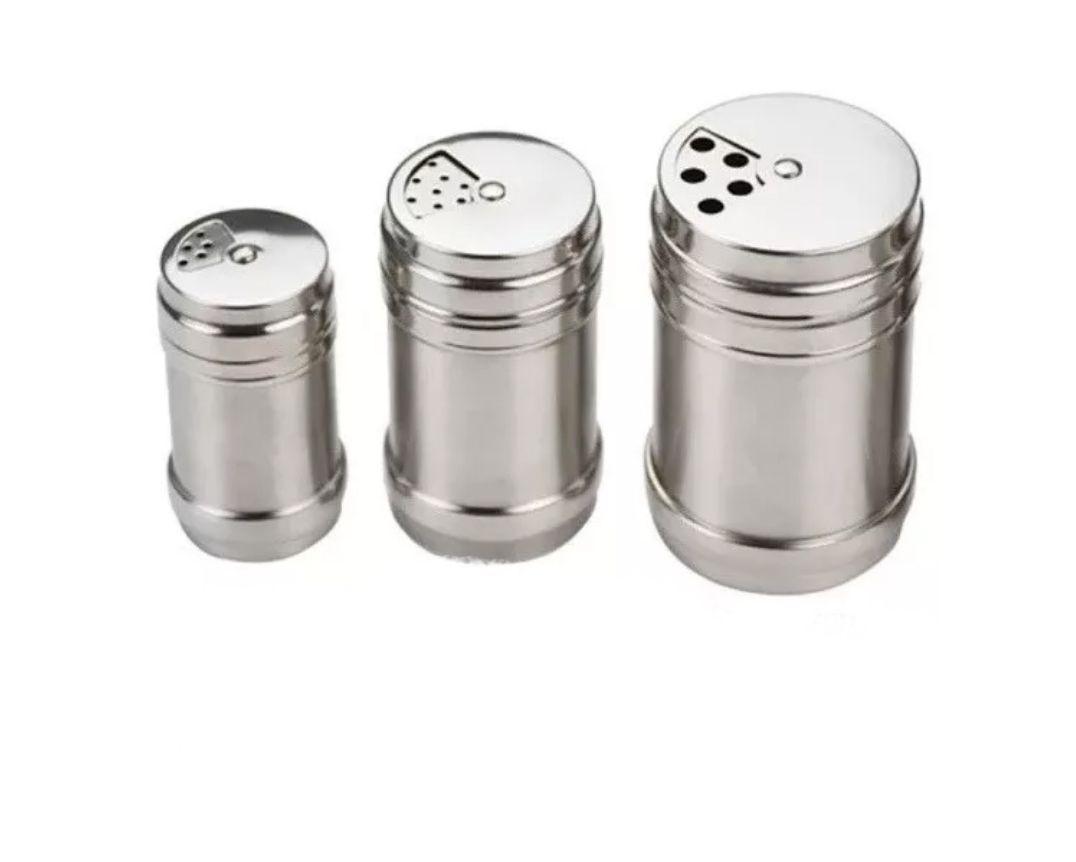 Pack 3 Saleros Acero Inoxidable-0
