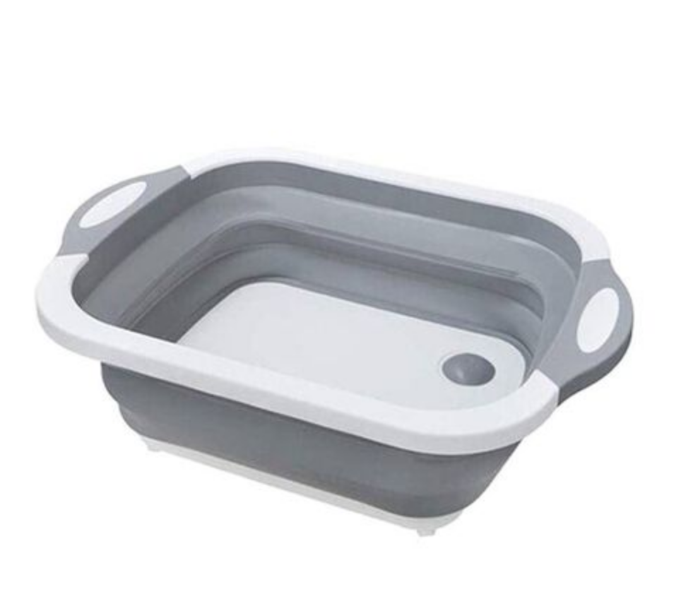  Tabla De Cortar 3 En 1 De Silicona Plegable Drenaje Cocina-0