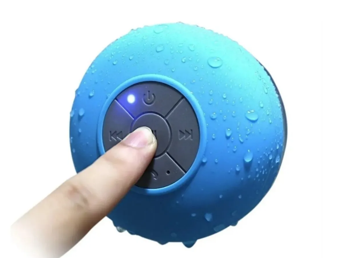 Parlante Para Duchas Con Bluetooth Resistente Al Agua-0