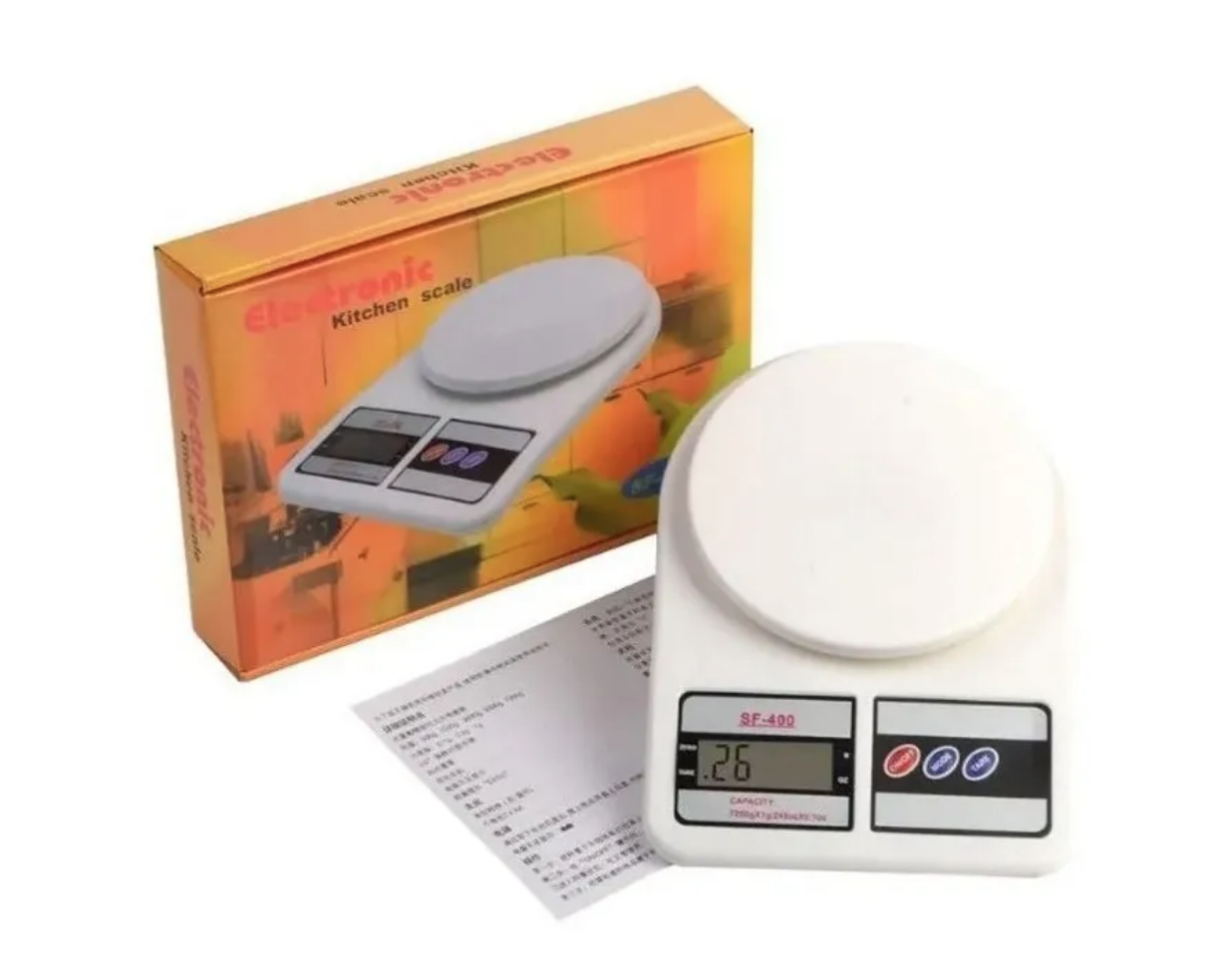  Balanza Pesa Digital Para Cocina 0 A 10 kg -1