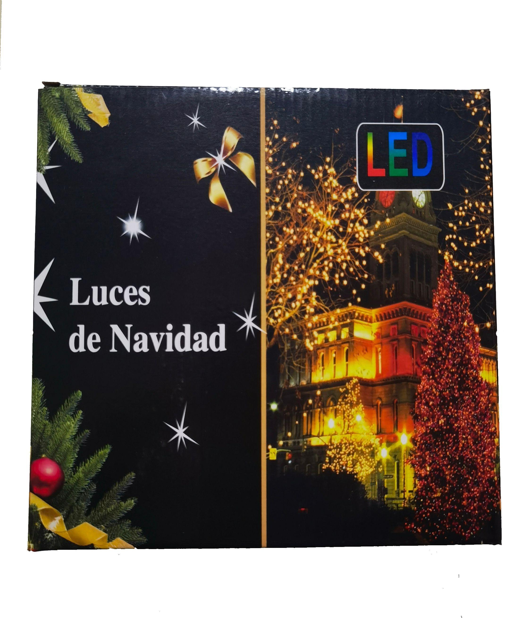 Cortina De Luces Cascada Led Guirnalda Luces Led Estrella Luna Diseño 1-0