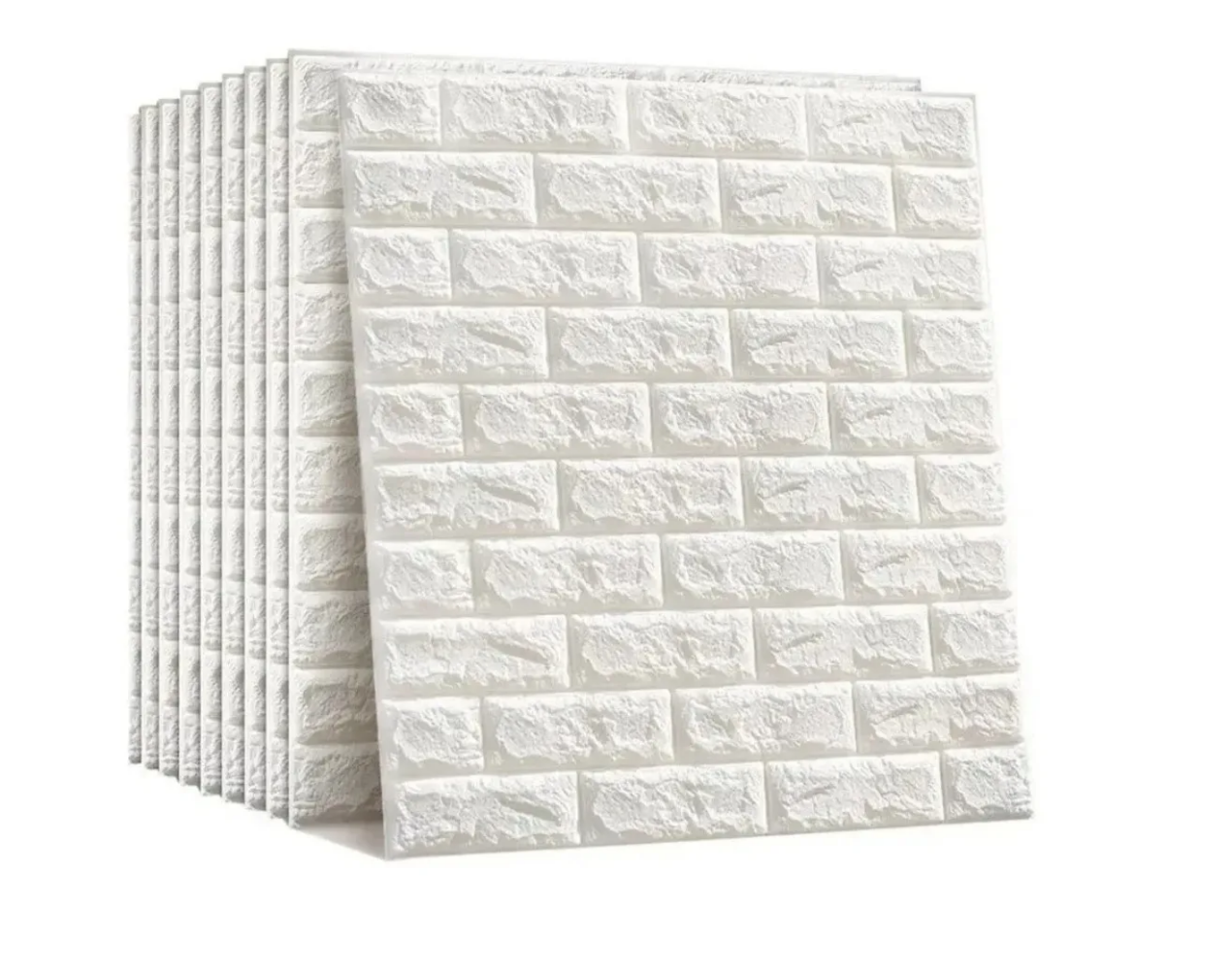 Pack 10 Lamina Papel Mura 3d Ladrillo Envío Rápido Premium-0