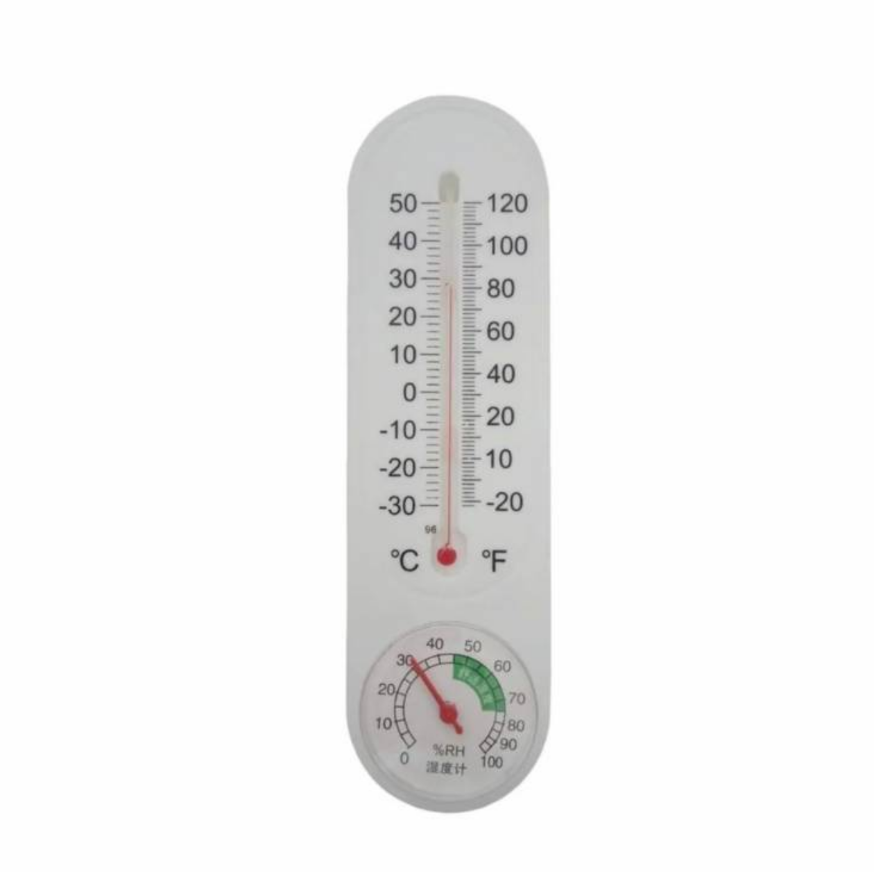 Higrometro Termometro Analogico Control Temperatura Plastico-0