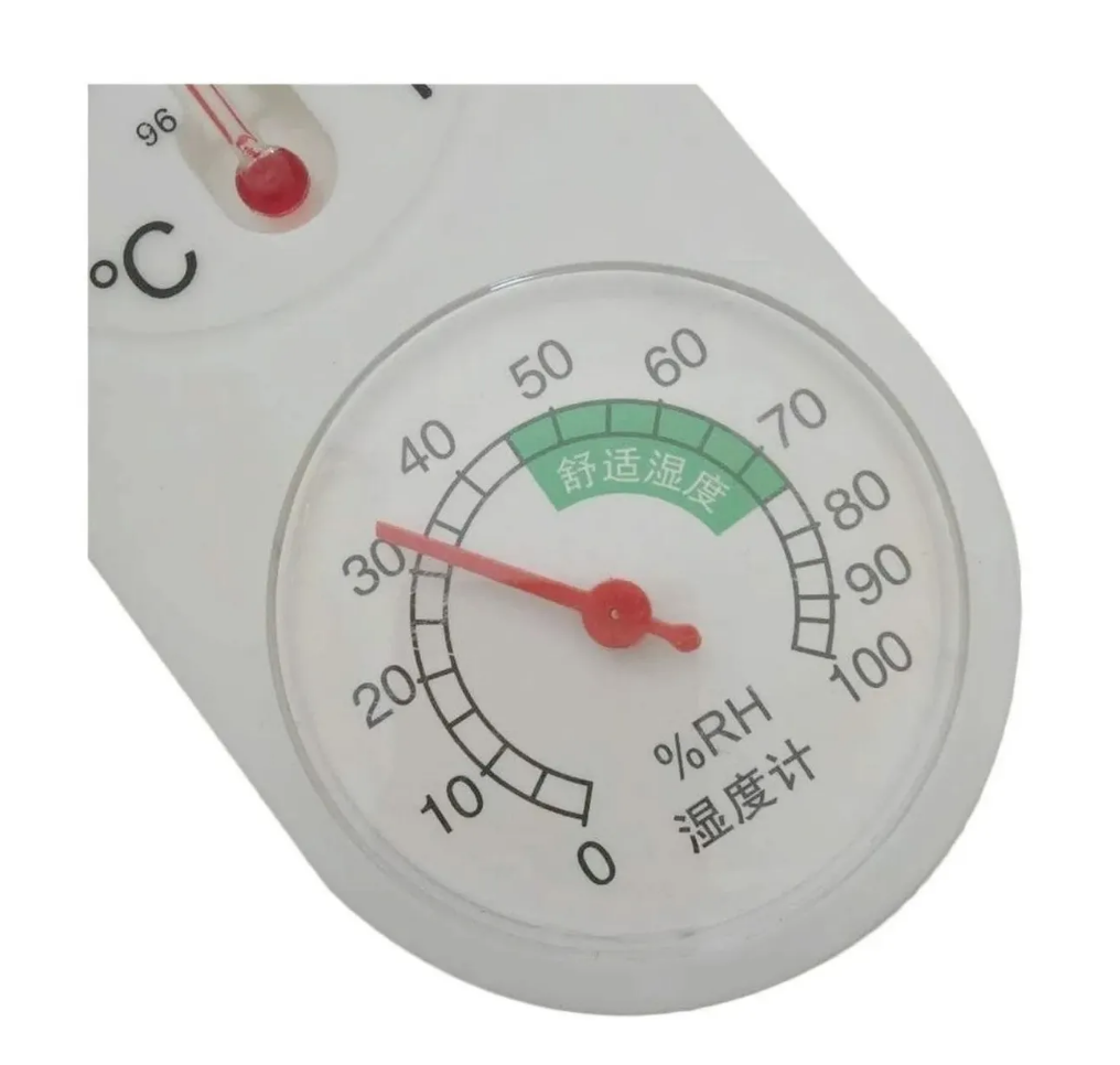 Higrometro Termometro Analogico Control Temperatura Plastico-2