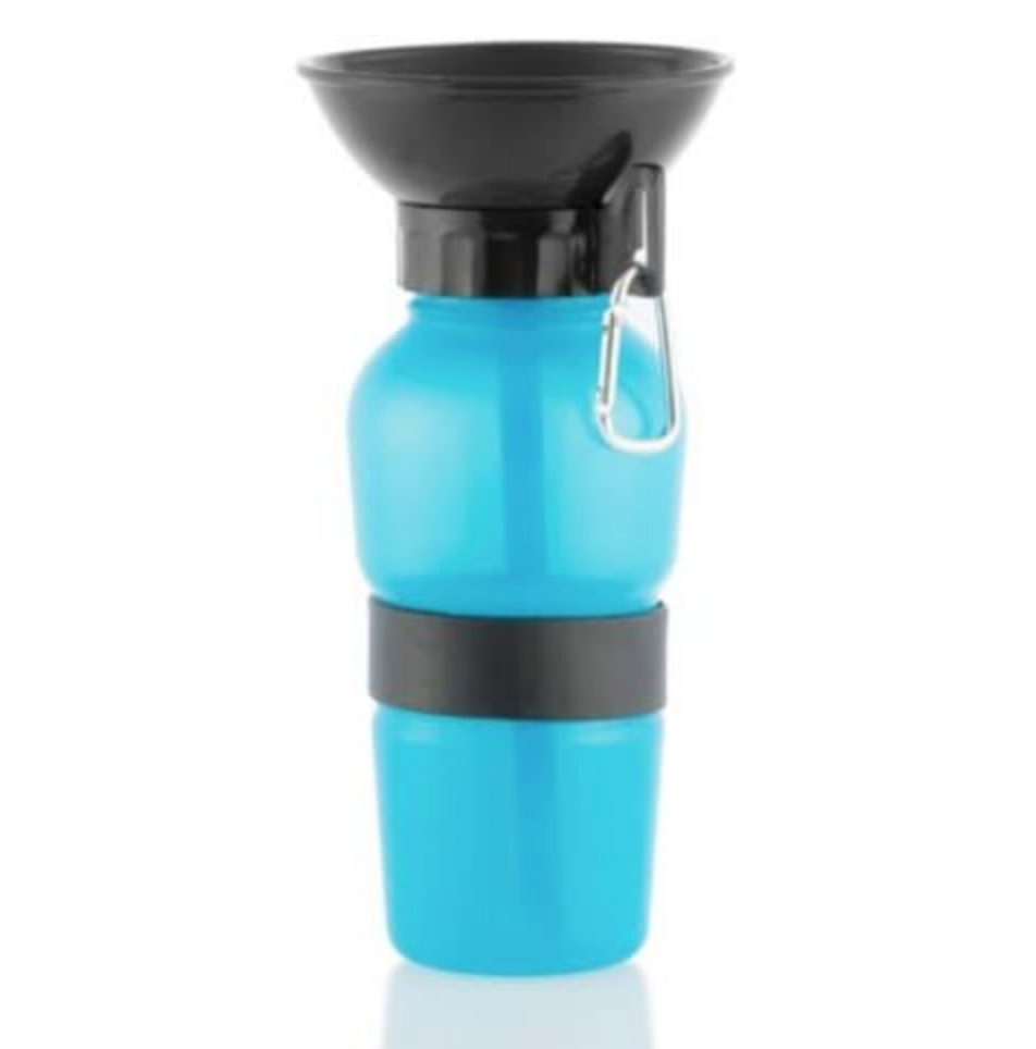 Bebedero Botella Agua Mascota Taza Hidratación Paseo 500ml-0