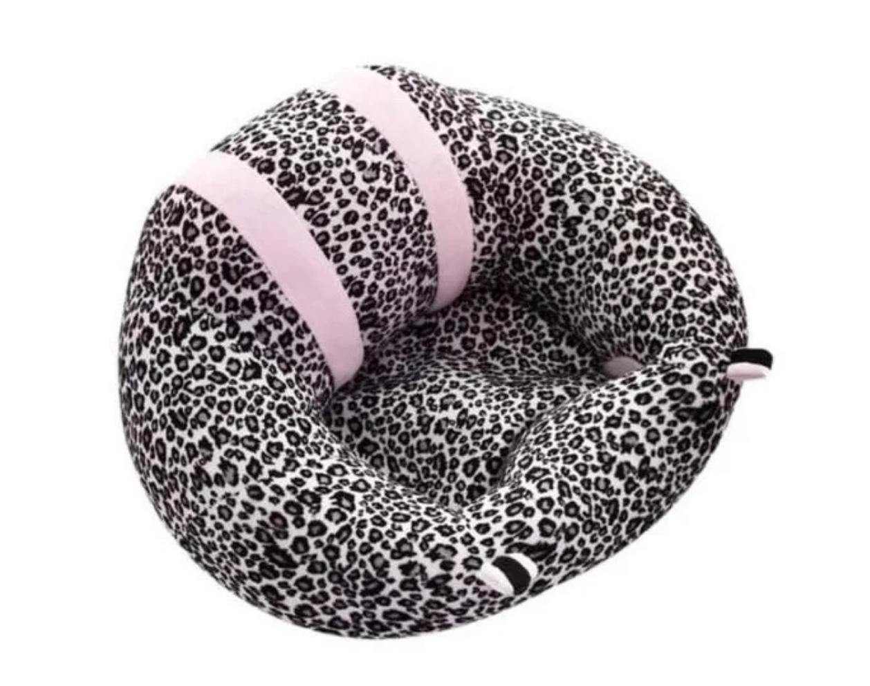 Cojin Asiento Apoyo Bebe Cojin Entrenamiento Sentar leopardo Rosa-0