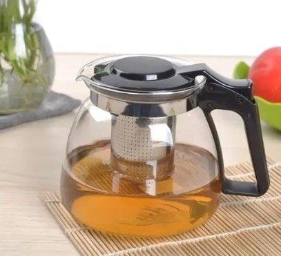 Tetera De Vidrio, Con Infusor Metálico, 900ml-1