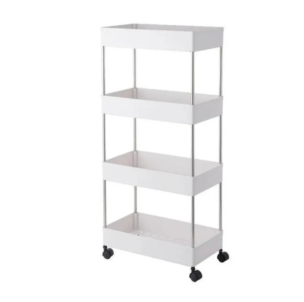 Organizador Cocina Multiuso Baño Hogar Carro 4 Repisas-0