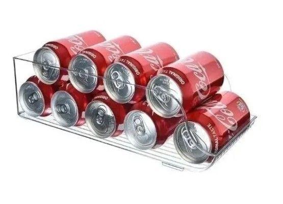Organizador De Latas Para Refrigerador 15x10x34 Cm-0