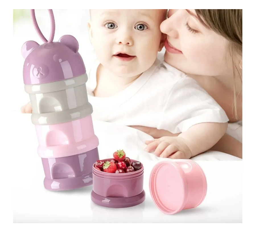 Contenedor Dosificador Dispensador De Leche En Polvo Bebes-0