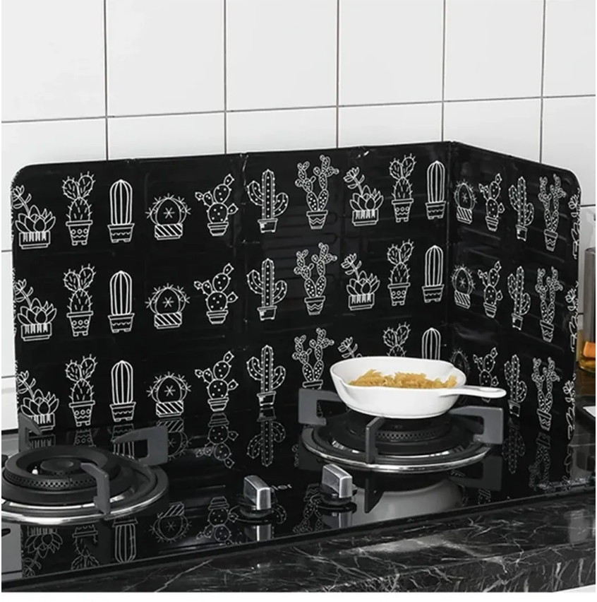 Anti-salpicaduras Escudo Protector De Aluminio Cocina Diseño-1