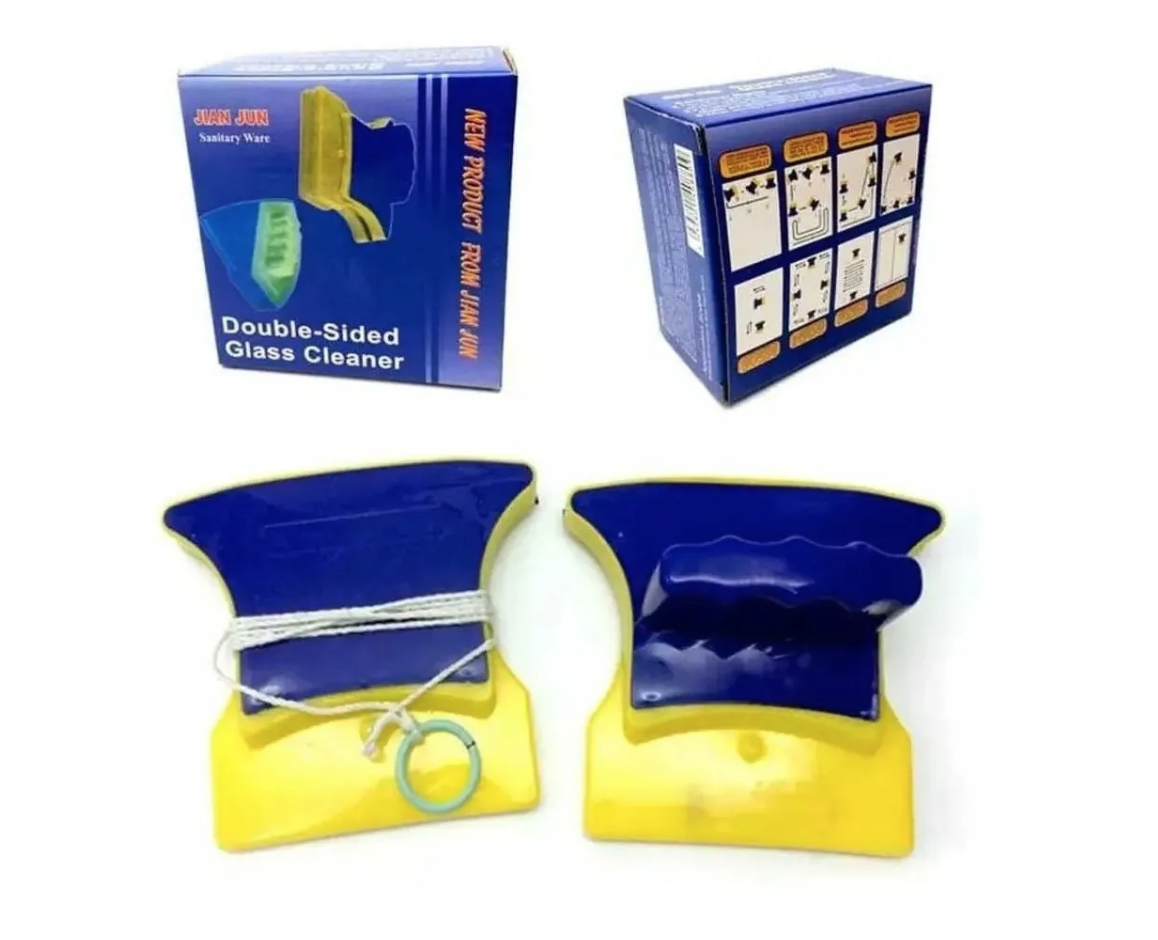 Pack 2 Limpia Vidrios Magnetico Doble Cara Limpieza Hogar-4
