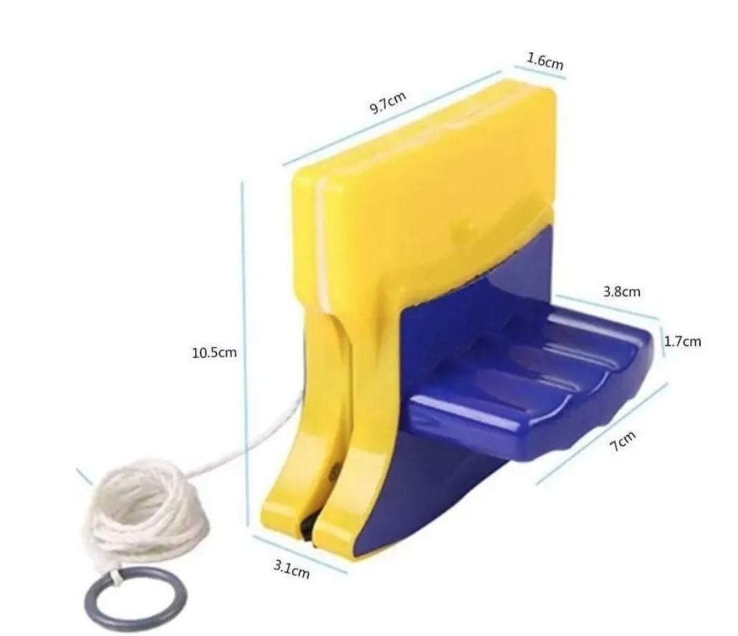 Pack 2 Limpia Vidrios Magnetico Doble Cara Limpieza Hogar-1