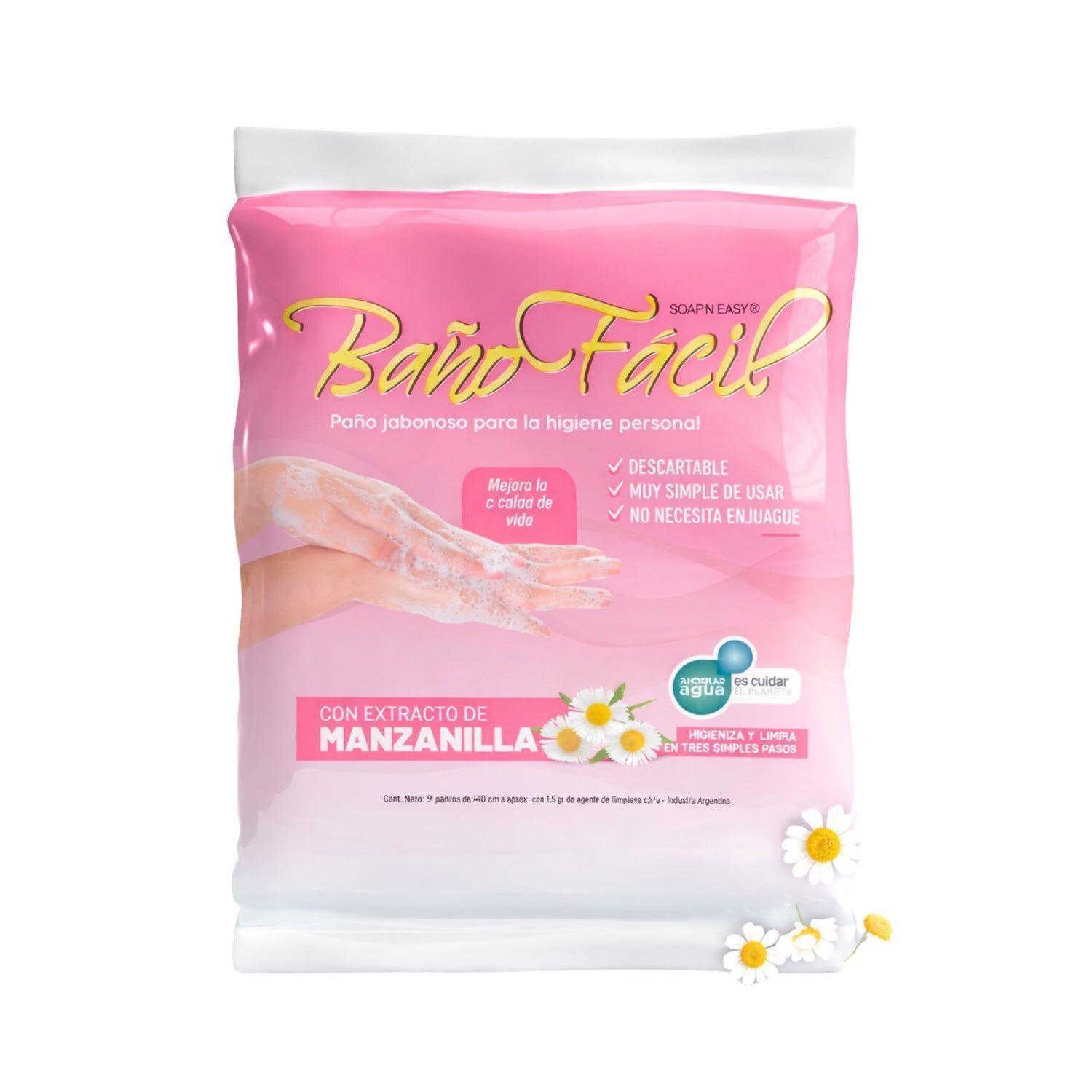 Paño Jabonoso Baño Facil con Manzanilla-7