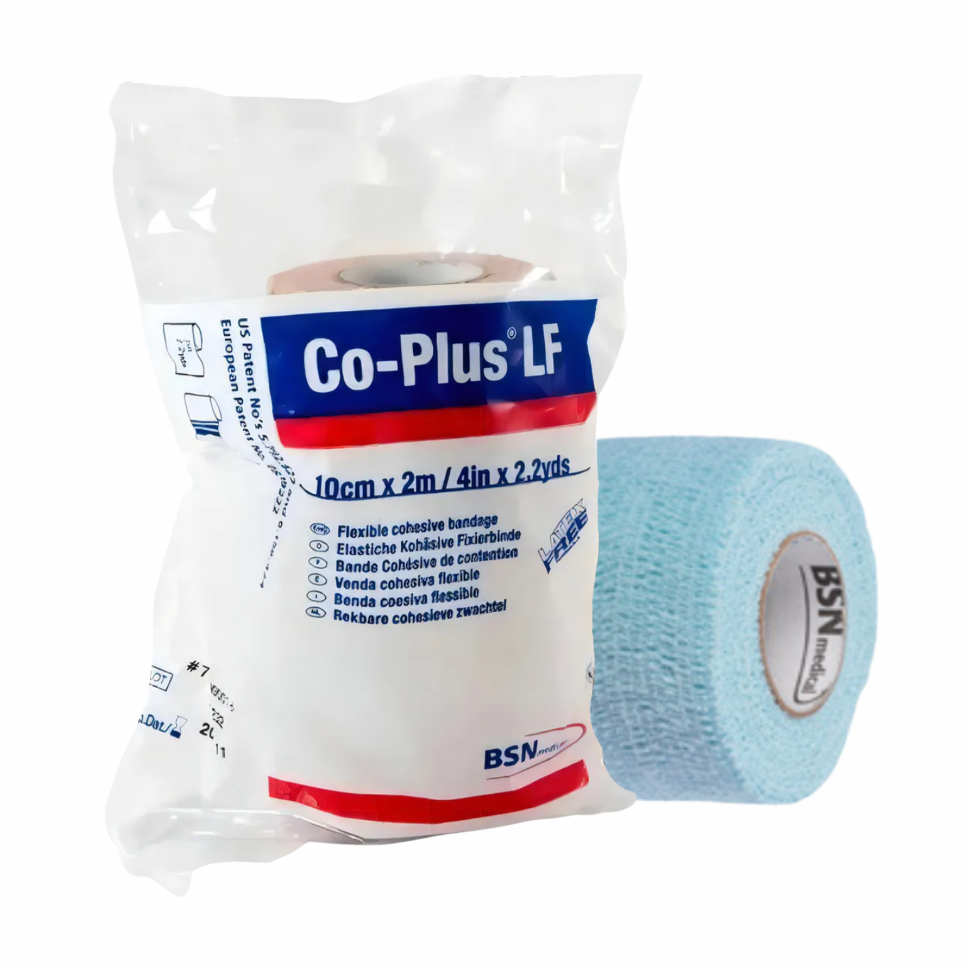 Venda Cohesiva Co-Plus LF 10 cm x 2 m-0