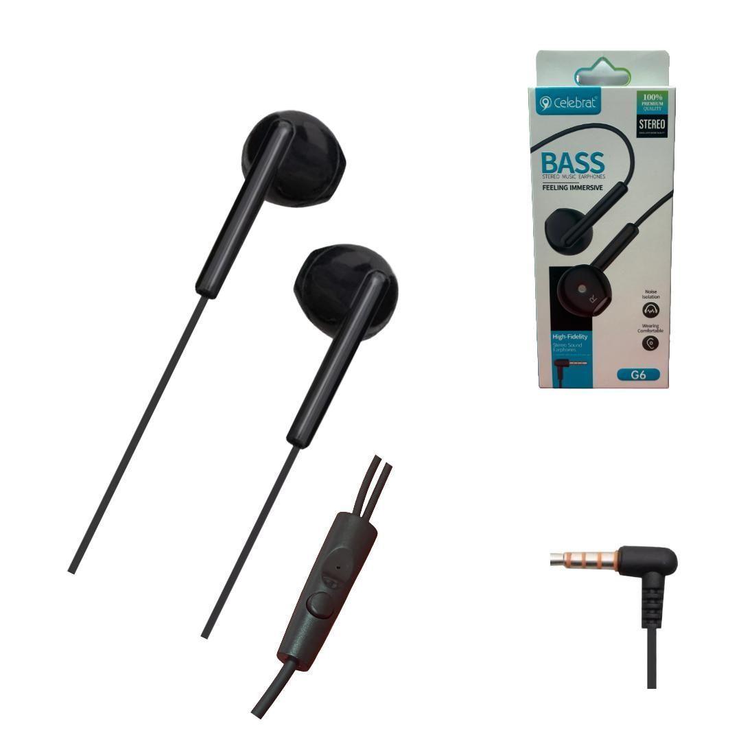 Audifonos manos libres con cable y conector lateral 3.5mm-0