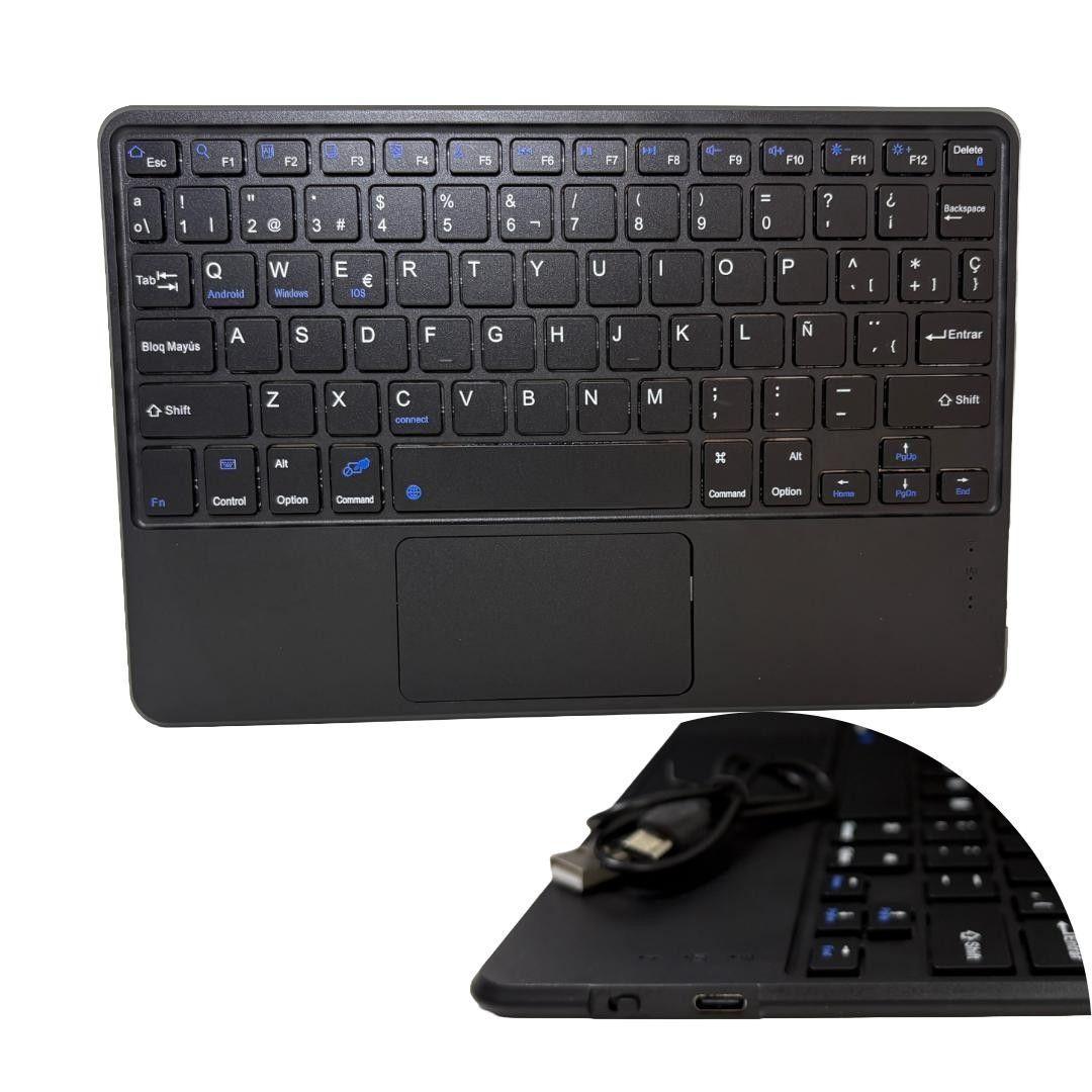 FUNDA CON TECLADO BLUETOOTH TABLET SAMSUNG TAB A9+ / A9PLUS-4