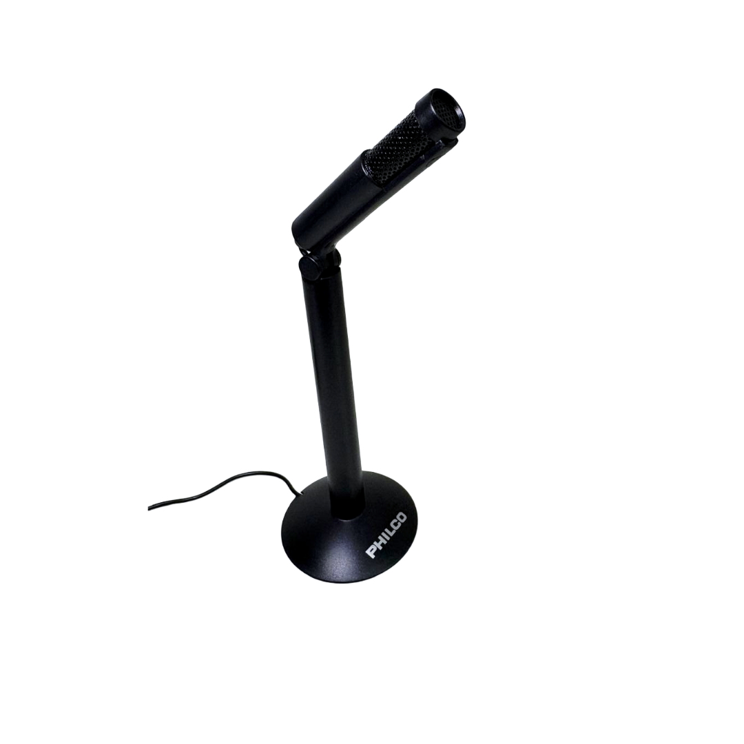 Micrófono multimedia para PC Philco MIC10 - (conexión 3.5mm)-0