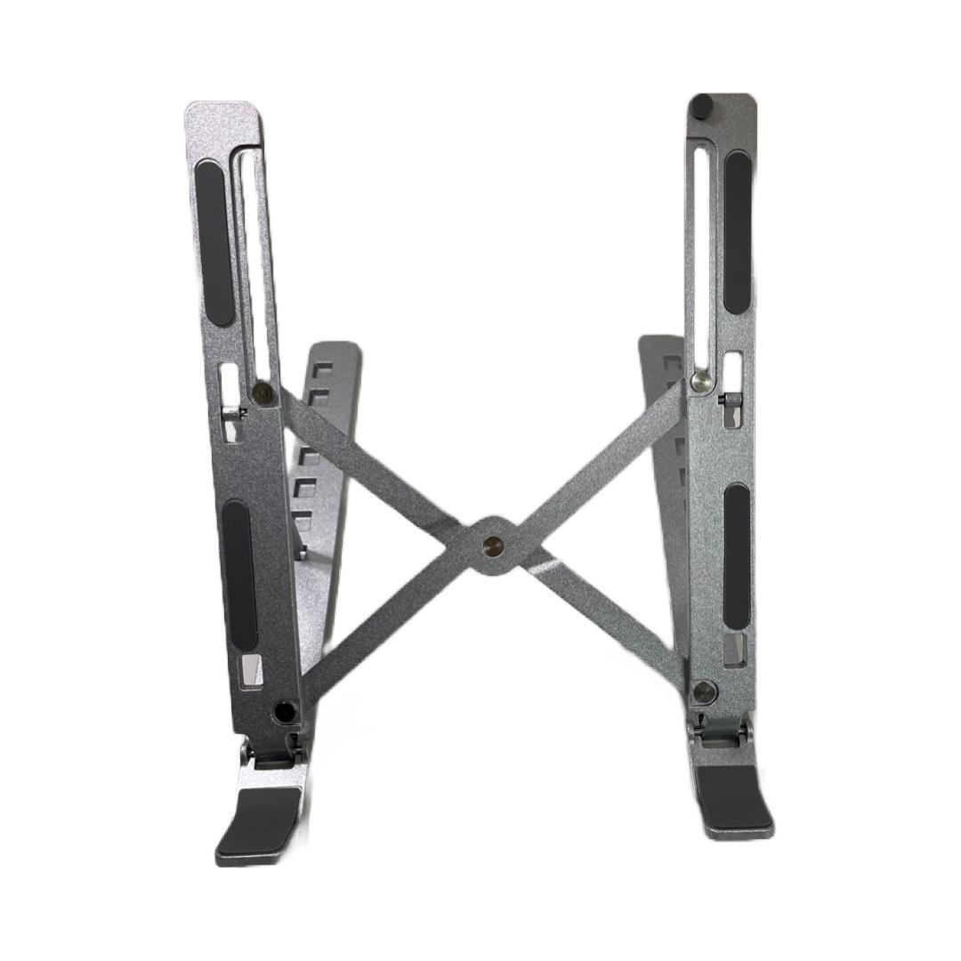Soporte Base Metalico Para Notebook Gris-4