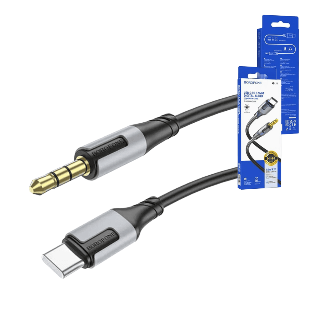 Cable de Audio Auxiliar 3.5mm a Tipo C - Borofone BL19-0
