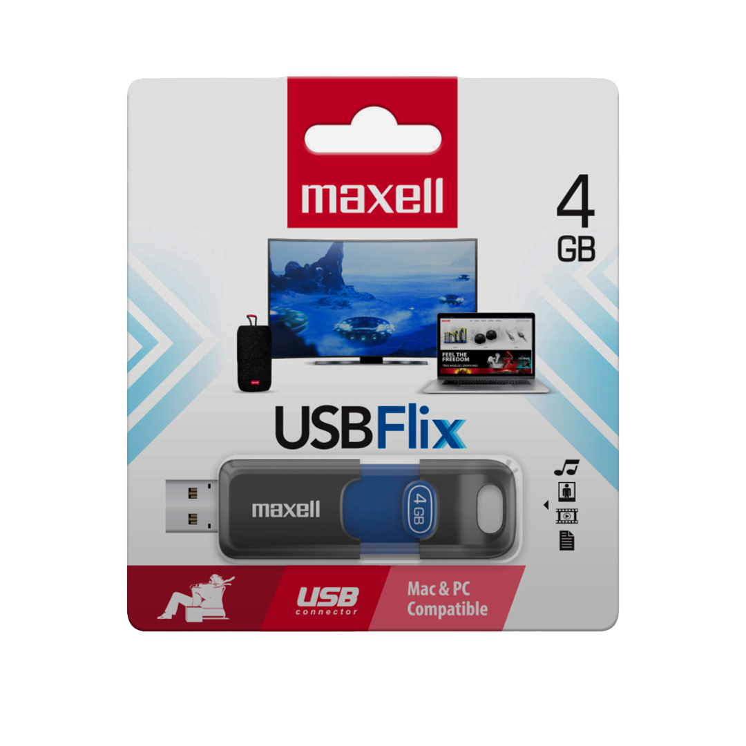 PENDRIVE USB DE 4GB - MAXELL 2.0-0