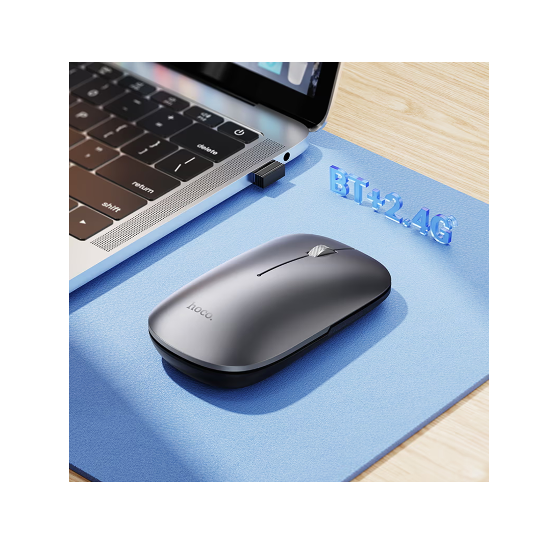 Mouse con conexión Inalámbrico y Bluetooth recargable HOCO GM43-2